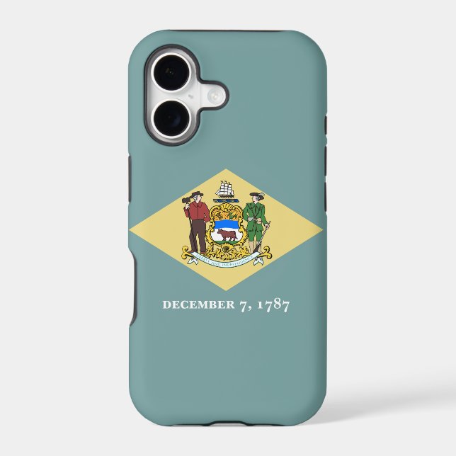 Flag of Delaware, USA (Back)