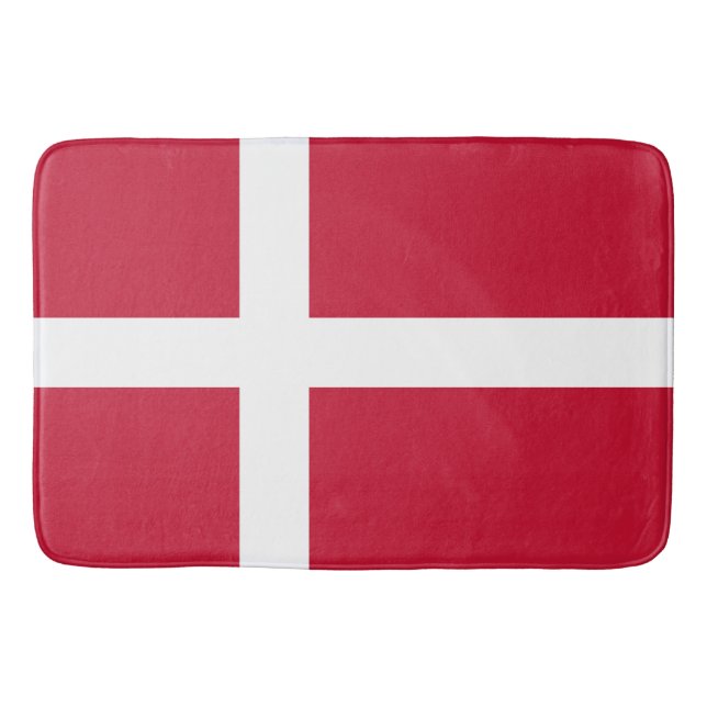 Flag of Denmark Bath Mat (Front)