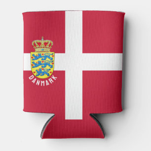 Flag of Denmark Can Cooler