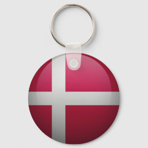 Flag of Denmark Keychain