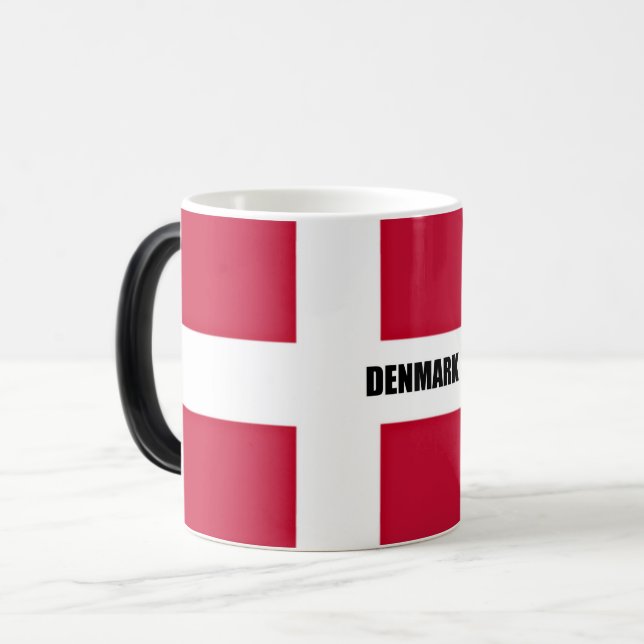 Flag of Denmark Magic Mug (Front Left)