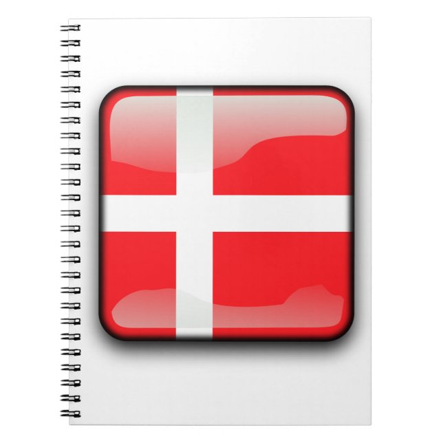 Flag of denmark notebook (Front)