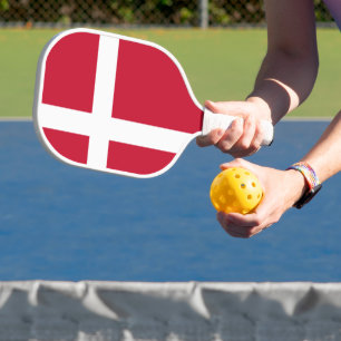 Flag of Denmark Pickleball Paddle