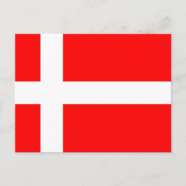 Flag of Denmark Postcard (Front)