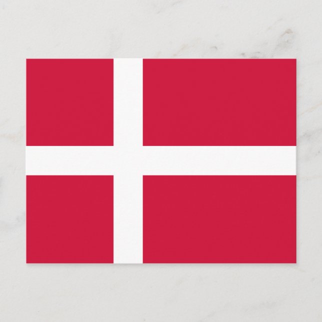 Flag of Denmark Postcard (Front)