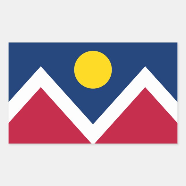 Flag of Denver, Colorado Sticker (Front)