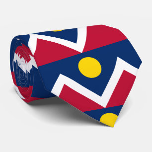 Flag of Denver, Colorado Tie