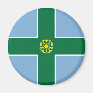 Flag of Derbyshire (County of England, UK) Magnet
