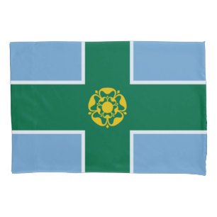 Flag of Derbyshire (County of England, UK) Pillowcase