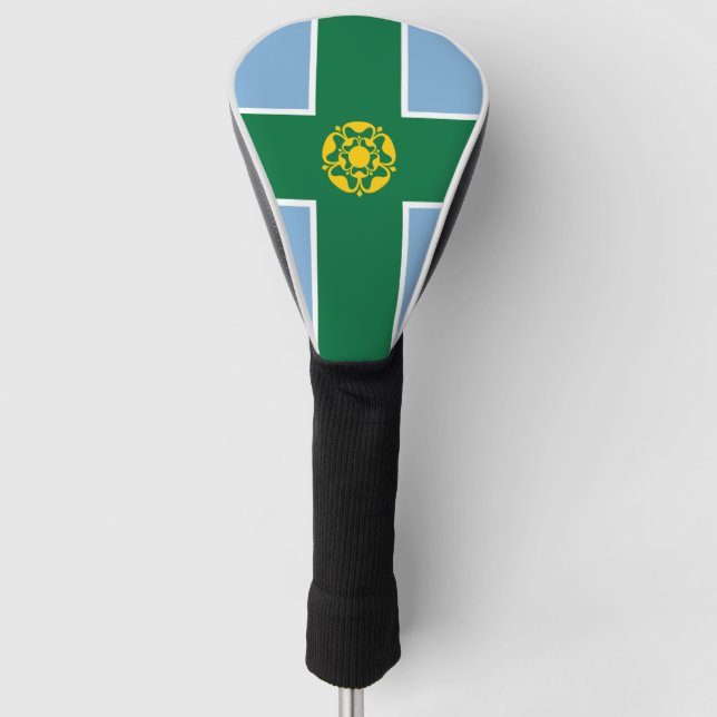 Flag of Derbyshire  Golf Head Cover (Front)