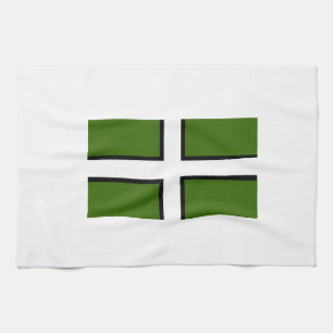 Flag of Devon Kitchen Towel