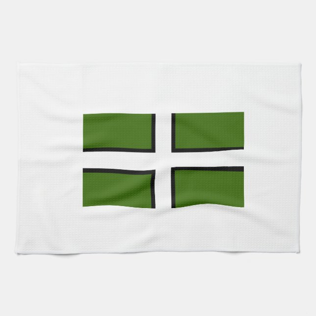 Flag of Devon Kitchen Towel (Horizontal)