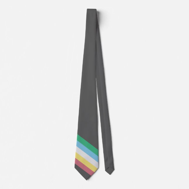 Flag of Disability Pride Tie (Front)
