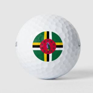 Flag of Dominica Golf Balls
