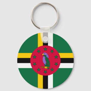 Flag of Dominica Keychain