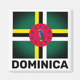 Flag of Dominica Magnet