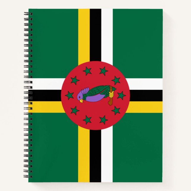Flag of Dominica Notebook (Front)