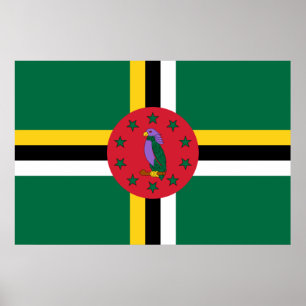Flag of Dominica Poster