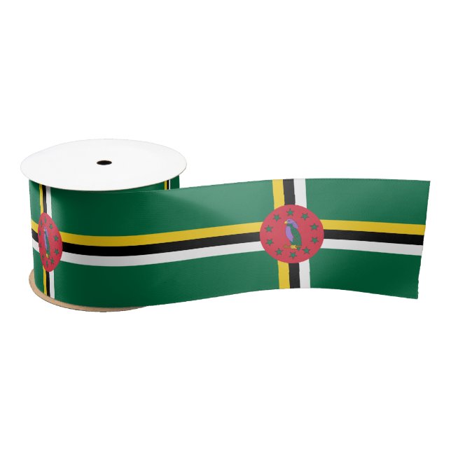 Flag of Dominica Satin Ribbon (Spool)