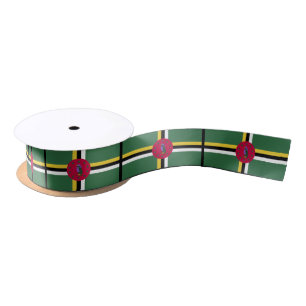 Flag of Dominica Satin Ribbon