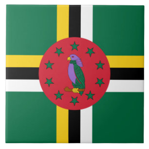 Flag of Dominica Tile