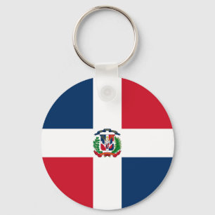 Flag of Dominican Republic Keychain