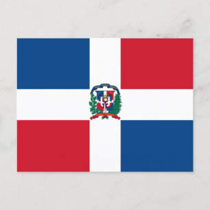 Flag of Dominican Republic Postcard