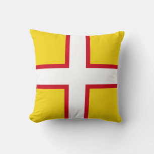 Flag of Dorset Throw Pillow