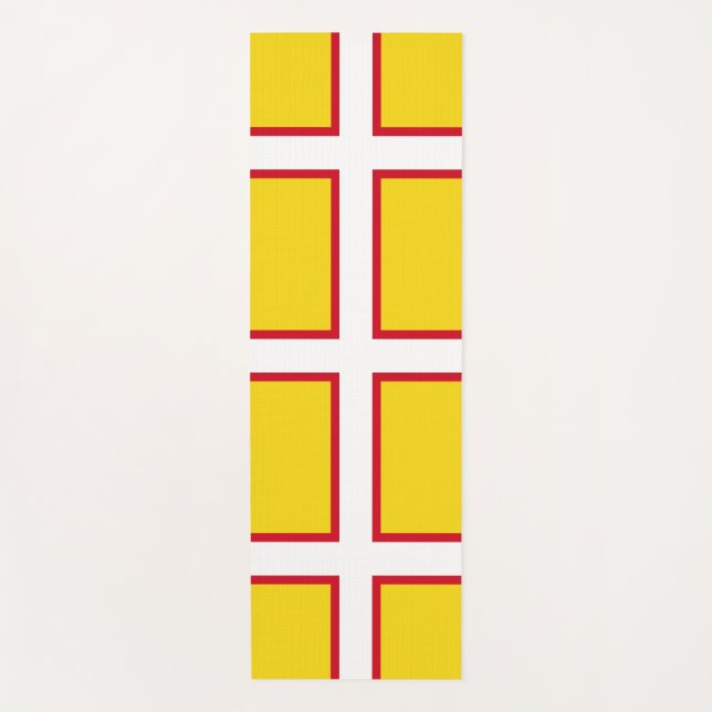 Flag of Dorset  Yoga Mat (Front)