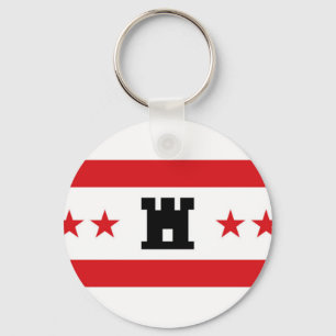 Flag of Drenthe Keychain