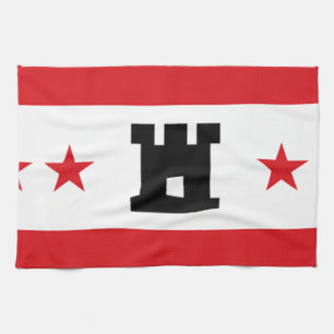 Flag of Drenthe Kitchen Towel