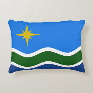 Flag of Duluth, Minnesota Accent Pillow