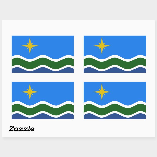Flag of Duluth, Minnesota Sticker (Sheet)