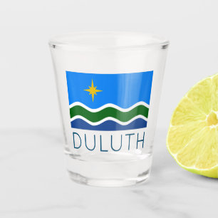 Flag of Duluth, MN Shot Glass