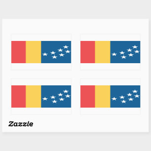 Flag of Durham, North Carolina Sticker