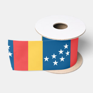Flag of Durham (North Carolina, USA) Satin Ribbon
