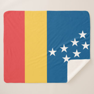 Flag of Durham (North Carolina, USA) Sherpa Blanket