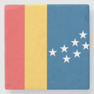 Flag of Durham (North Carolina, USA) Stone Coaster