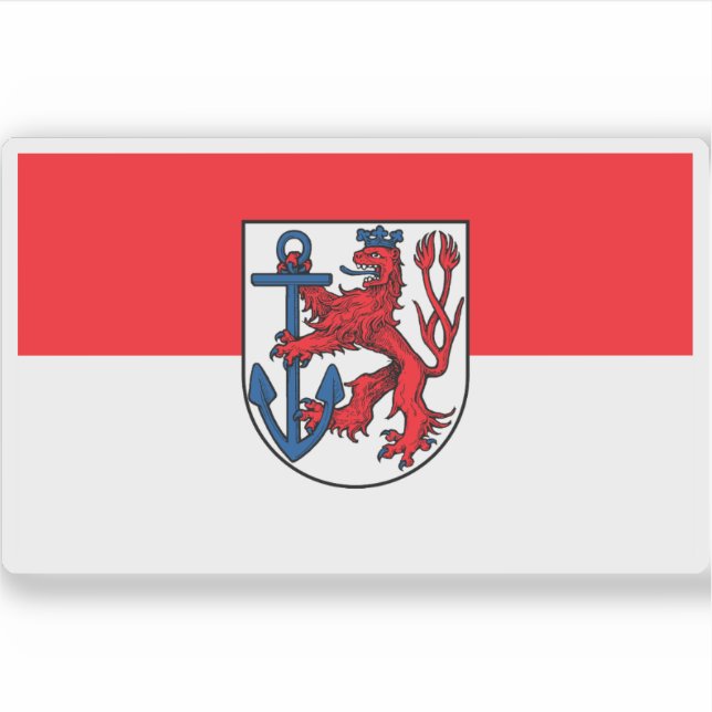 Flag of Düsseldorf, Germany (Front)