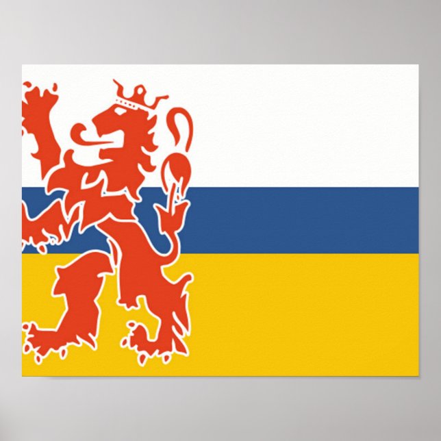 Flag of Dutch Limburg Poster (Front)