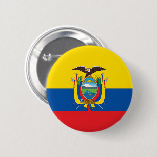 Flag of Ecuador 2 Inch Round Button