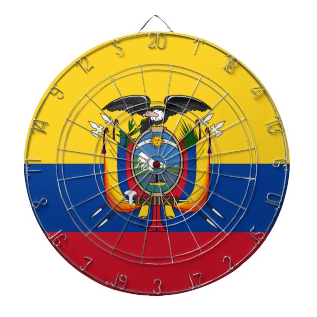 Flag of Ecuador Dartboard (Front)