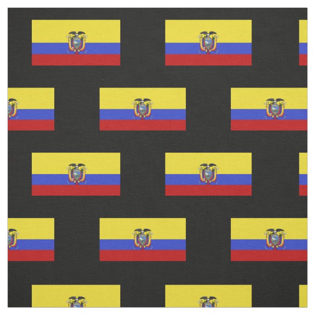Flag of Ecuador Fabric (Swatch)