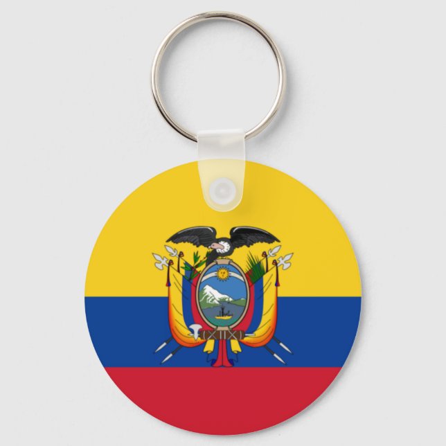 Flag of Ecuador Keychain (Front)