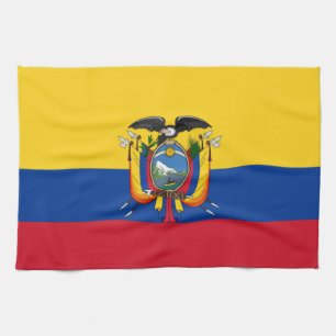 Flag of Ecuador Kitchen Towel