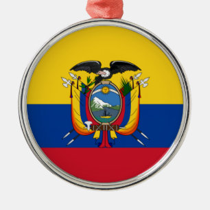 Flag of Ecuador Metal Ornament