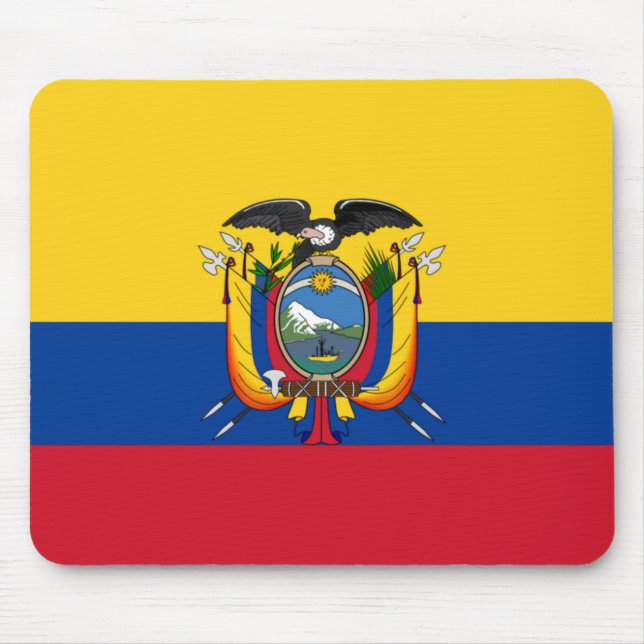 Flag of Ecuador Mouse Pad (Front)