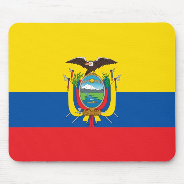 Flag of Ecuador Mouse Pad (Front)