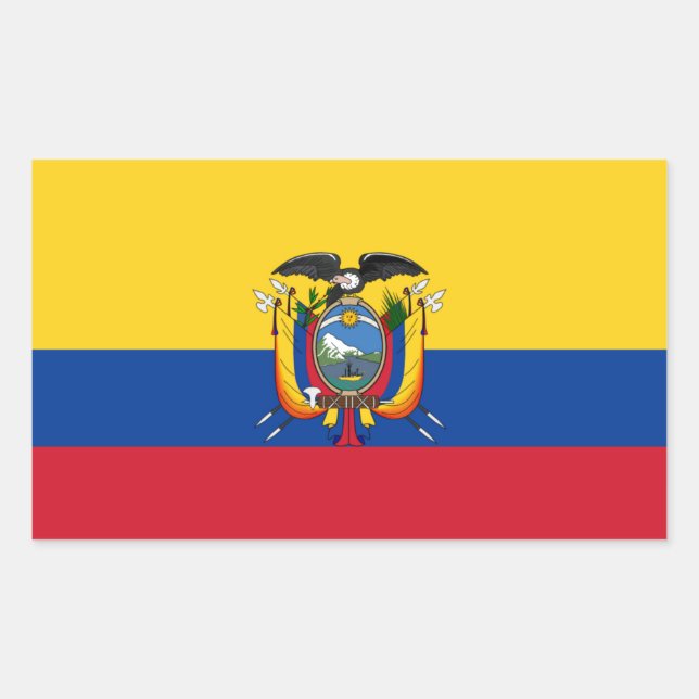 Flag of Ecuador Sticker (Front)