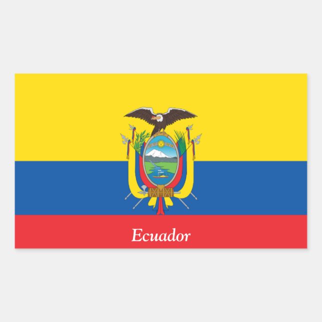 Flag of Ecuador Sticker (Front)